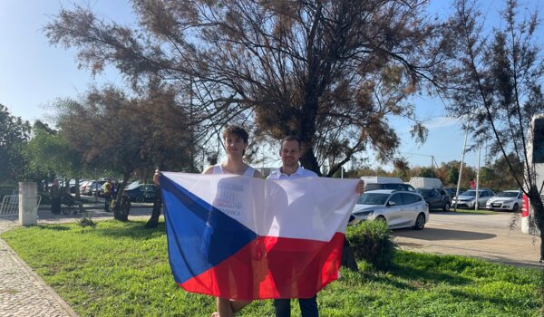 Adam Červinka se na eurokrosu blýskl devátým místem. Bez jedné tretry