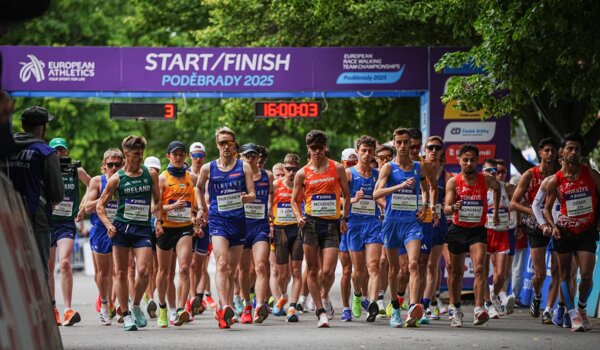 Pohled za oponu Poděbrady Walking