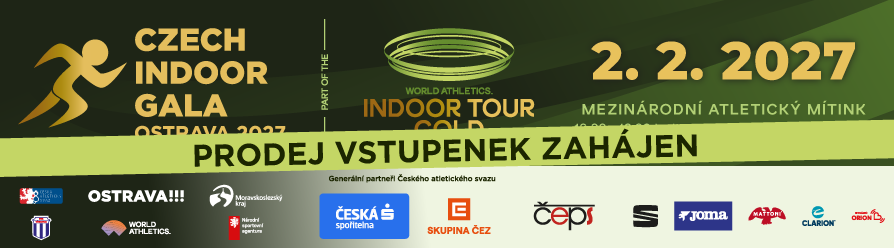 Czech Indoor Gala 2027 - vstupenky