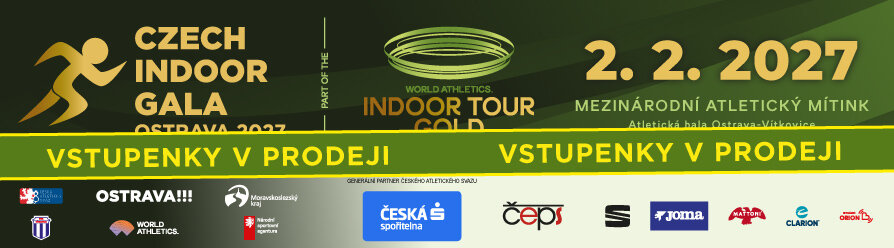 Czech Indoor Gala 2027 - vstupenky